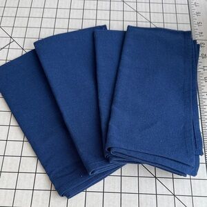 Pier 1 Imports Cotton Napkins Set of 4 – Blue – 20x20 – Made in India